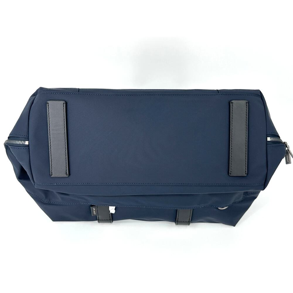 Away The Everywhere Bag Navy Blue Nylon Leather Trim w/ Shoulder Strap 20L - Picture 3 of 9